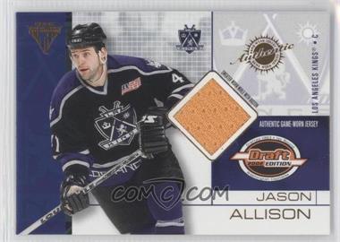 2001-02 Pacific Private Stock Titanium Draft Edition - [Base] #41 - Jason Allison