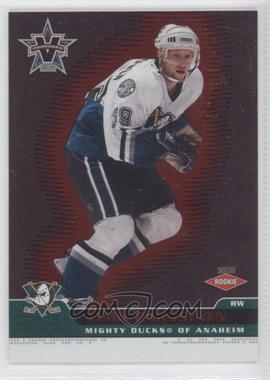 2001-02 Pacific Vanguard - [Base] - Red Missing Serial Number #102 - Rookie - Timo Parssinen