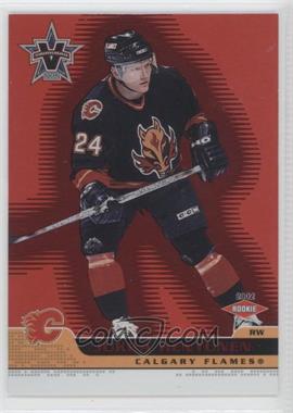 2001-02 Pacific Vanguard - [Base] - Red Missing Serial Number #105 - Rookie - Jukka Hentunen