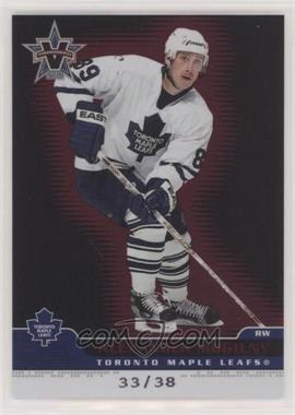 2001-02 Pacific Vanguard - [Base] - Red #93 - Alexander Mogilny /38