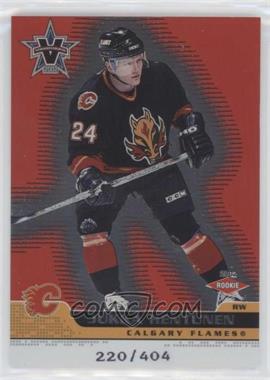 2001-02 Pacific Vanguard - [Base] #105 - Rookie - Jukka Hentunen /404