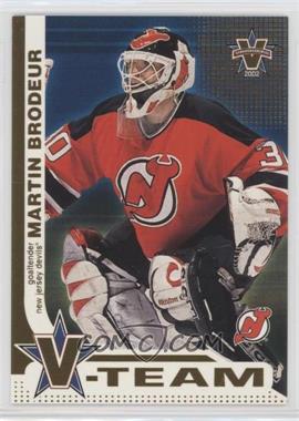 2001-02 Pacific Vanguard - V-Team #5 - Martin Brodeur