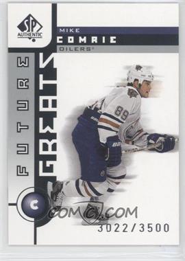 2001-02 SP Authentic - [Base] #112 - Mike Comrie /3500