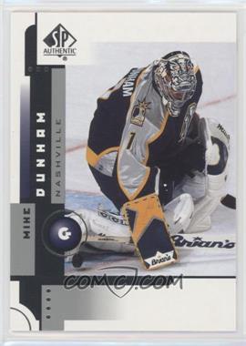 2001-02 SP Authentic - [Base] #46 - Mike Dunham