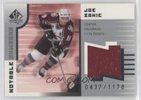 Joe Sakic #/1,178