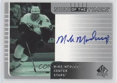 2001-02 SP Authentic - Sign of the Times #MM - Mike Modano