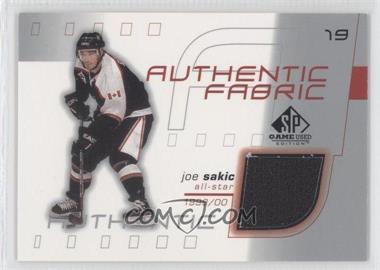 2001-02 SP Game Used Edition - Authentic Fabric #AF-SA - Joe Sakic