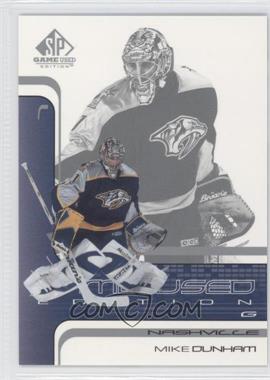 2001-02 SP Game Used Edition - [Base] #29 - Mike Dunham