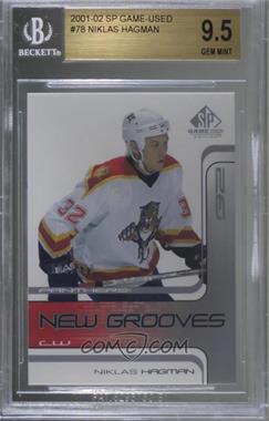 2001-02 SP Game Used Edition - [Base] #78 - New Grooves - Niklas Hagman /499 [BGS 9.5 GEM MINT]