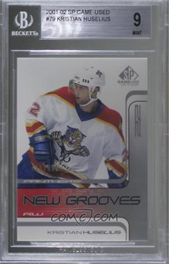 2001-02 SP Game Used Edition - [Base] #79 - New Grooves - Kristian Huselius /499 [BGS 9 MINT]