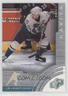 2001-02 SPx - [Base] #1 - Paul Kariya