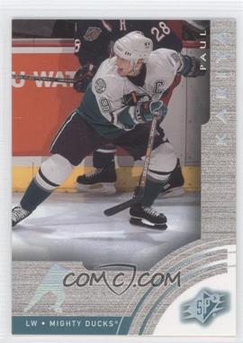 2001-02 SPx - [Base] #1 - Paul Kariya