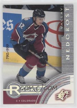 2001-02 SPx - [Base] #101 - Vaclav Nedorost /999