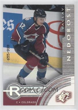 2001-02 SPx - [Base] #101 - Vaclav Nedorost /999