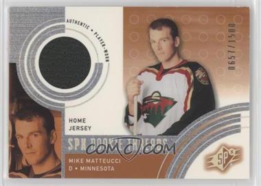 2001-02 SPx - [Base] #141.1 - Mike Matteucci (Home Jersey) /1500