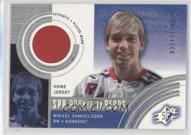 2001-02 SPx - [Base] #144.1 - Mikael Samuelsson (Home Jersey) /1500