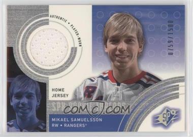 2001-02 SPx - [Base] #144.1 - Mikael Samuelsson (Home Jersey) /1500