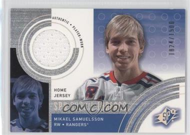 2001-02 SPx - [Base] #144.1 - Mikael Samuelsson (Home Jersey) /1500