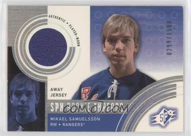 2001-02 SPx - [Base] #144.2 - Mikael Samuelsson (Away Jersey) /1500