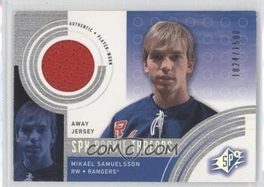 2001-02 SPx - [Base] #144.2 - Mikael Samuelsson (Away Jersey) /1500