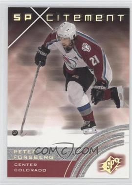 2001-02 SPx - [Base] #72 - Peter Forsberg