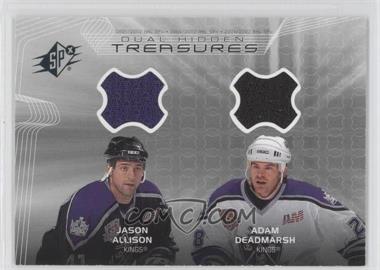 2001-02 SPx - Hidden Treasures #DT-JD - Jason Allison, Adam Deadmarsh