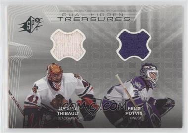 2001-02 SPx - Hidden Treasures #DT-TP - Felix Potvin, Jocelyn Thibault