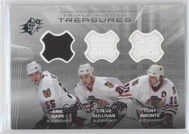 2001-02 SPx - Hidden Treasures #TT-DSA - Eric Daze, Steve Sullivan, Tony Amonte