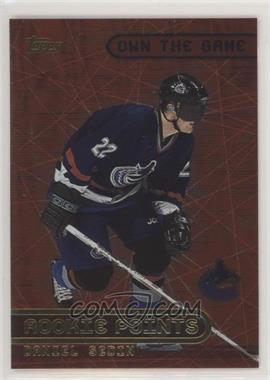 2001-02 Topps - Own the Game #OTG18 - Daniel Sedin