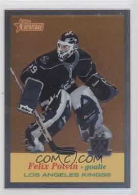 2001-02 Topps Heritage - [Base] - Retrofractor #65 - Felix Potvin /558