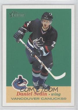 2001-02 Topps Heritage - [Base] #48 - Daniel Sedin