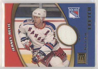 2001-02 Topps Reserve - Game-Worn Jerseys #TR-BL - Brian Leetch