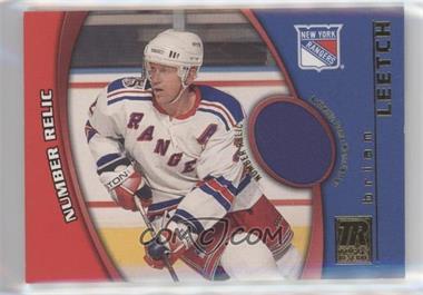 2001-02 Topps Reserve - Game-Worn Jerseys #TR-BL - Brian Leetch