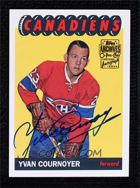 2001-02 Topps/O-Pee-Chee Archives - [Base] - Autographs #29 - Yvan Cournoyer
