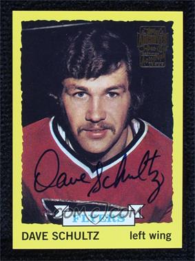 2001-02 Topps/O-Pee-Chee Archives - [Base] - Autographs #66 - Dave Schultz