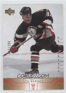 2001-02 Upper Deck - [Base] - UD Exclusives #21 - Stu Barnes /100