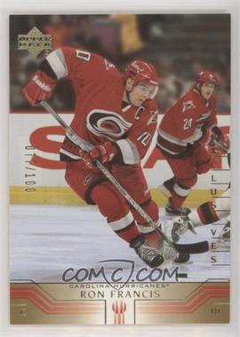 2001-02 Upper Deck - [Base] - UD Exclusives #262 - Ron Francis /100