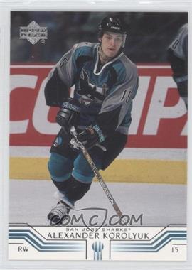 2001-02 Upper Deck - [Base] #148 - Alexander Korolyuk