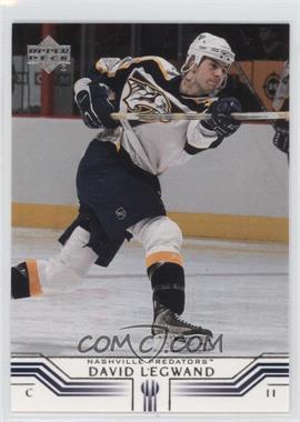 2001-02 Upper Deck - [Base] #96 - David Legwand