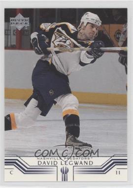 2001-02 Upper Deck - [Base] #96 - David Legwand