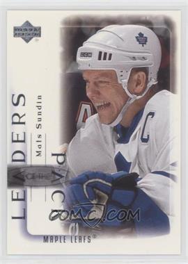 2001-02 Upper Deck - Leaders of the Pack #LP15 - Mats Sundin