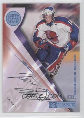 2001-02 Upper Deck CHL Prospects Game Used Edition - Signatures of Tradition #A-JS - Jason Spezza