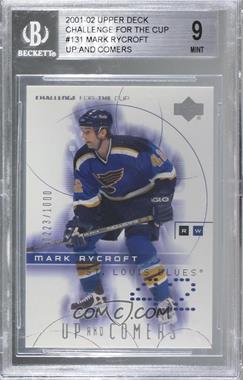 2001-02 Upper Deck Challenge for the Cup - [Base] #131 - Mark Rycroft /1000 [BGS 9 MINT]