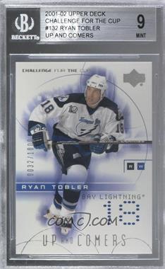 2001-02 Upper Deck Challenge for the Cup - [Base] #132 - Ryan Tobler /1000 [BGS 9 MINT]