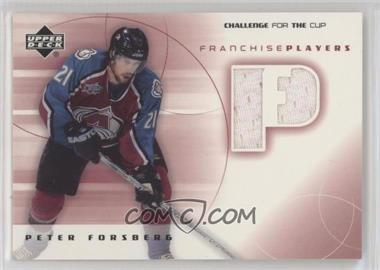 2001-02 Upper Deck Challenge for the Cup - Franchise Players #FP-PF - Peter Forsberg