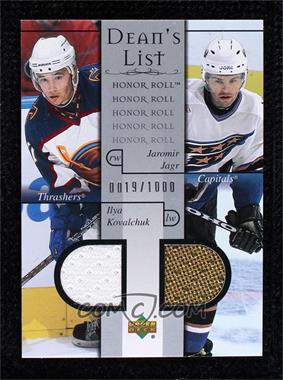 2001-02 Upper Deck Honor Roll - [Base] #100 - Jaromir Jagr, Ilya Kovalchuk /1000