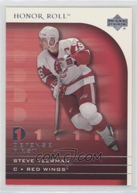 2001-02 Upper Deck Honor Roll - Defense First #DF3 - Steve Yzerman