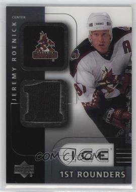 2001-02 Upper Deck Ice - 1st Rounders #F-JR - Jeremy Roenick