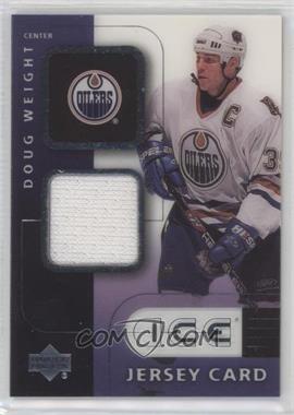 2001-02 Upper Deck Ice - Jersey Cards #J-DW - Doug Weight