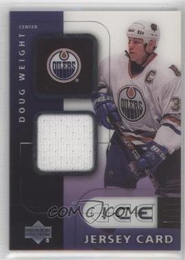 2001-02 Upper Deck Ice - Jersey Cards #J-DW - Doug Weight